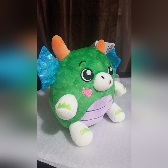 NWT Happy Line Dream Beams Draco the dragon 7.5" Glow in the Dark Plush - Picture 3 of 7